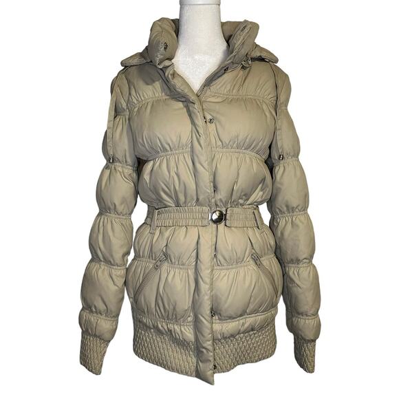 MNG Mango tan down puffer coat size XS - Picture 1 of 16